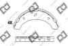 DJ PARTS BS1350 Brake Shoe Set